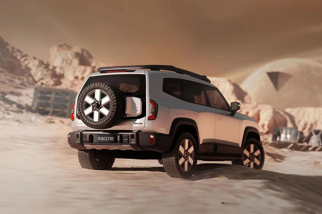 ชานแกน ดีพีบลู เชนแลน G318 4ล้อ SUV ไฮบริดไฟฟ้า 4WD Off-road Ev Car รถพลังงานใหม่