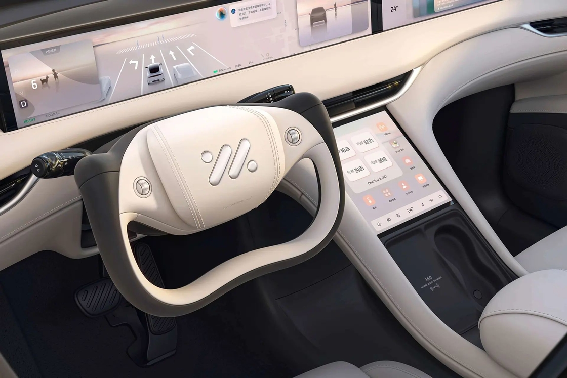 Zhiji LS6 IM รถไฟฟ้า 4 ประตู 5 ที่นั่ง SUV 760 กิโลเมตร ระยะยาว New Energy Electric Car