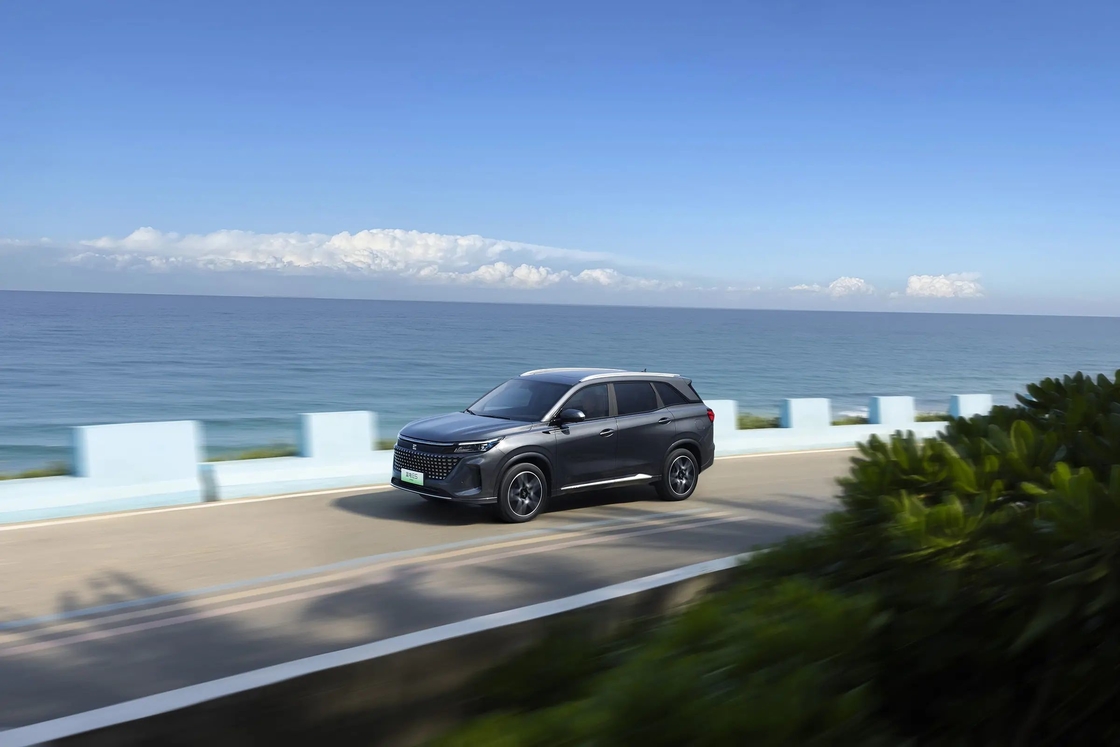 ดีไซน์โมเดิร์น ขนาดกลาง E5 Seres รถไฟฟ้า / All Wheel Drive EV SUV