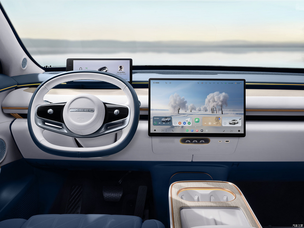 200km/h Chery รถไฟฟ้า SUV EXEED ET 290 Nm ทอร์ค