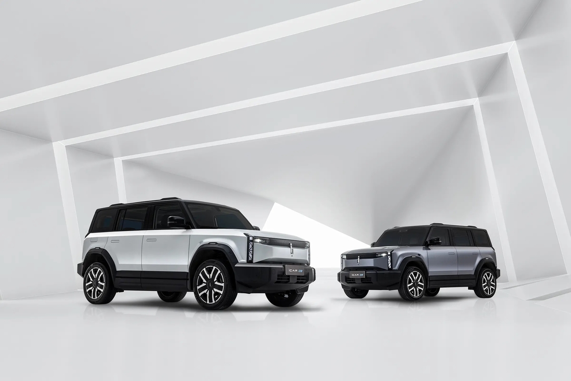 Icar 03 Chery รถไฟฟ้า 5 ประตู 5 ที่นั่ง SUV ชาร์จเร็ว 0.5 ชั่วโมง