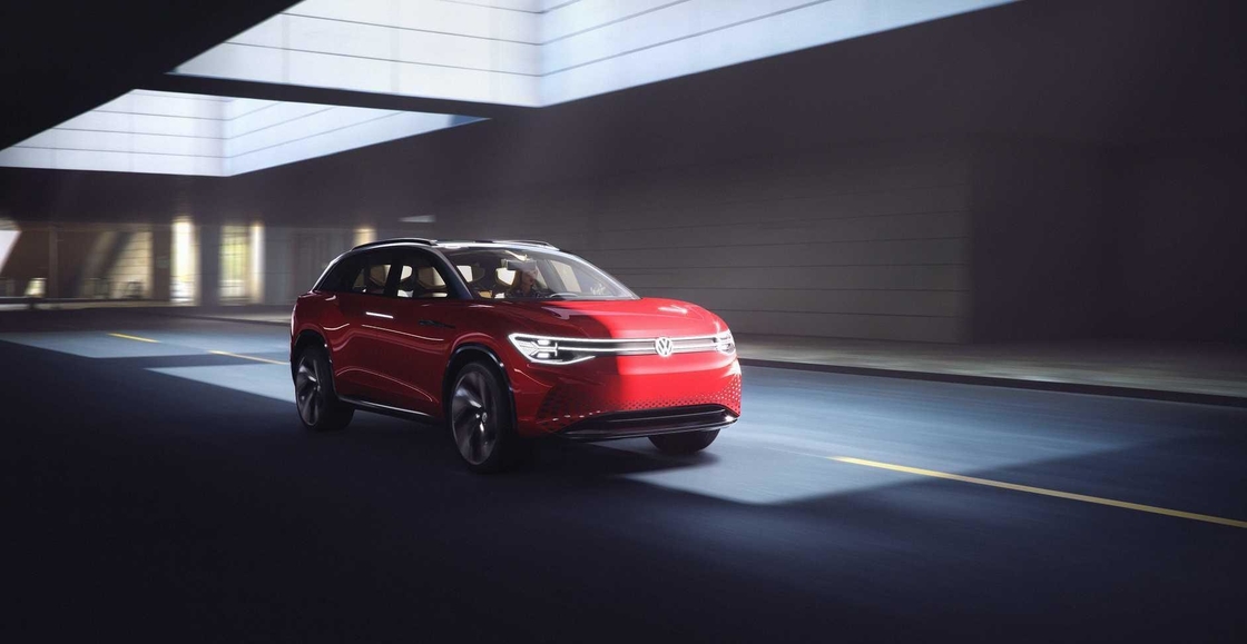 VW ID6 7 ที่นั่ง Volkswagen รถไฟฟ้า SUV ID 6 Crozz PRO รถไฟฟ้า