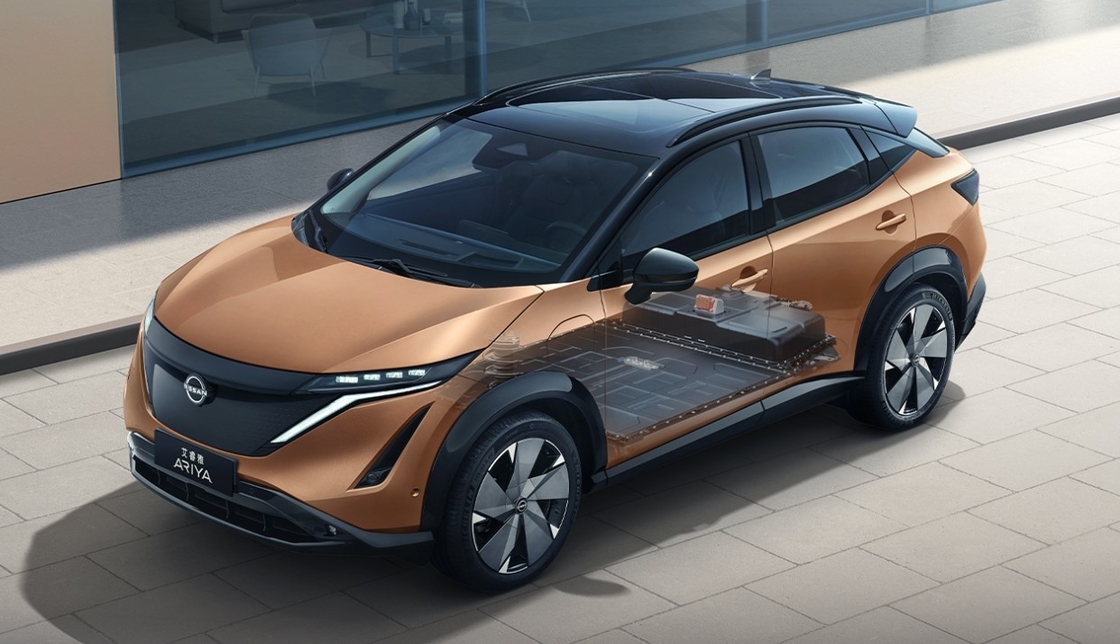 รุ่นภาษาอังกฤษ DC Fast Charge มอเตอร์ความเร็วสูง Ariya Intelligent Luxury SUV รถไฟฟ้าบริสุทธิ์